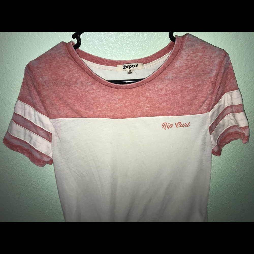 Pink Rip Curl T-Shirt - Picture 3 of 5